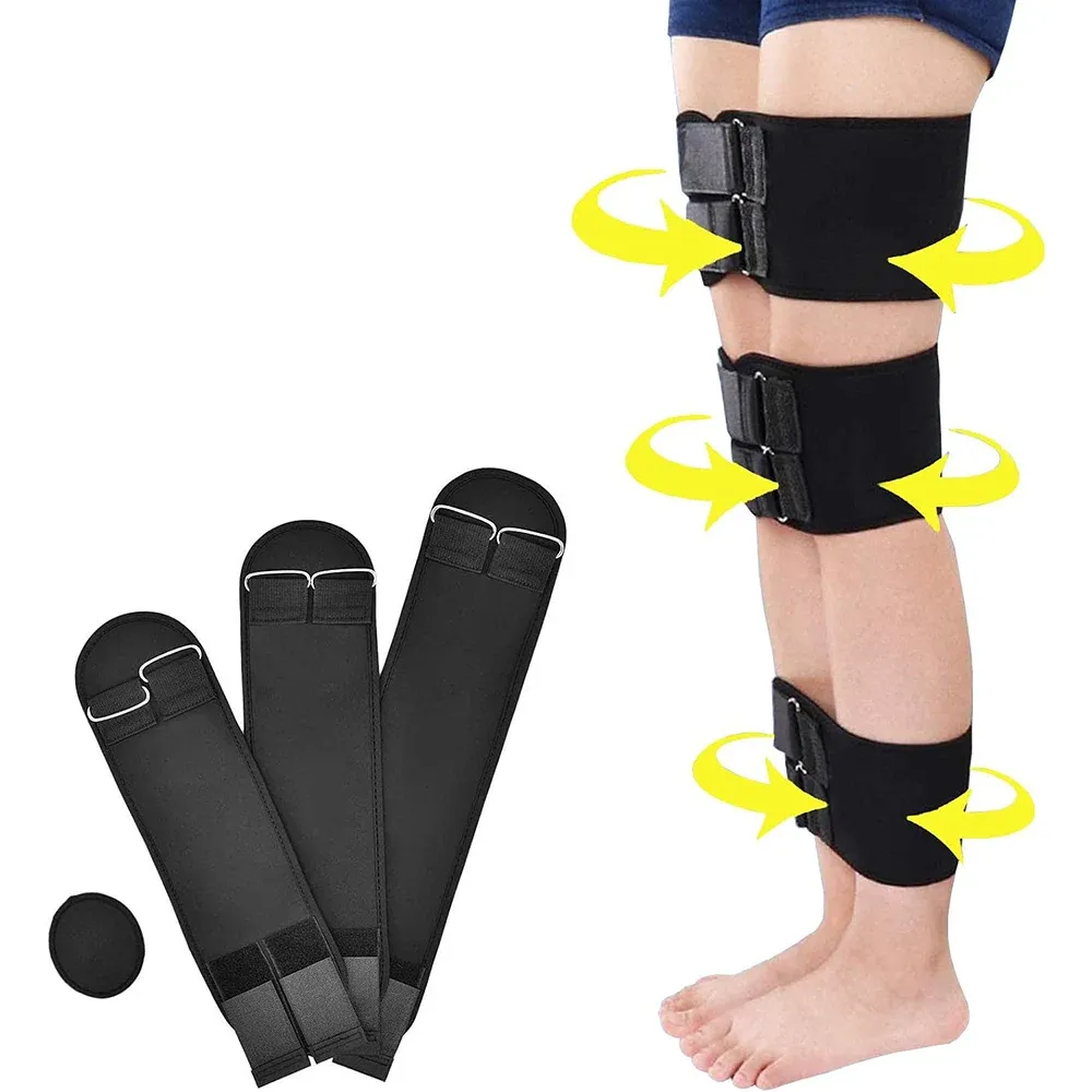 Ceinture correctrice multifonctionnelle pour jambes en O et en X, lot de 3 4