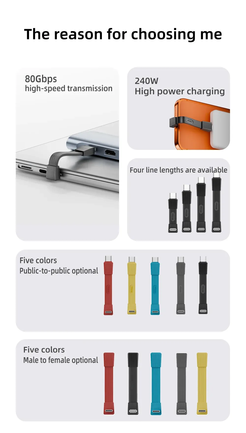 Câble plat flexible en situation d'utilisation quotidienne