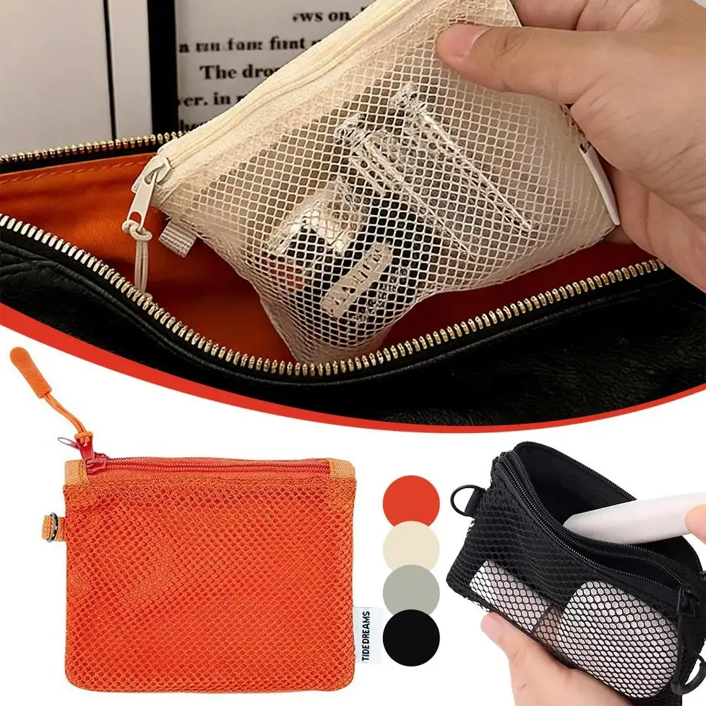 Fermeture éclair de la pochette de rangement