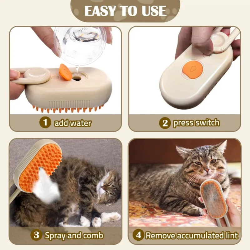 Brosse à poils pour chat Vapir 4