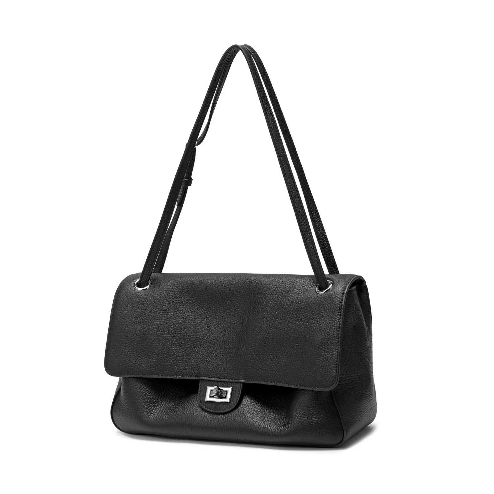 Sac en cuir sur fond neutre