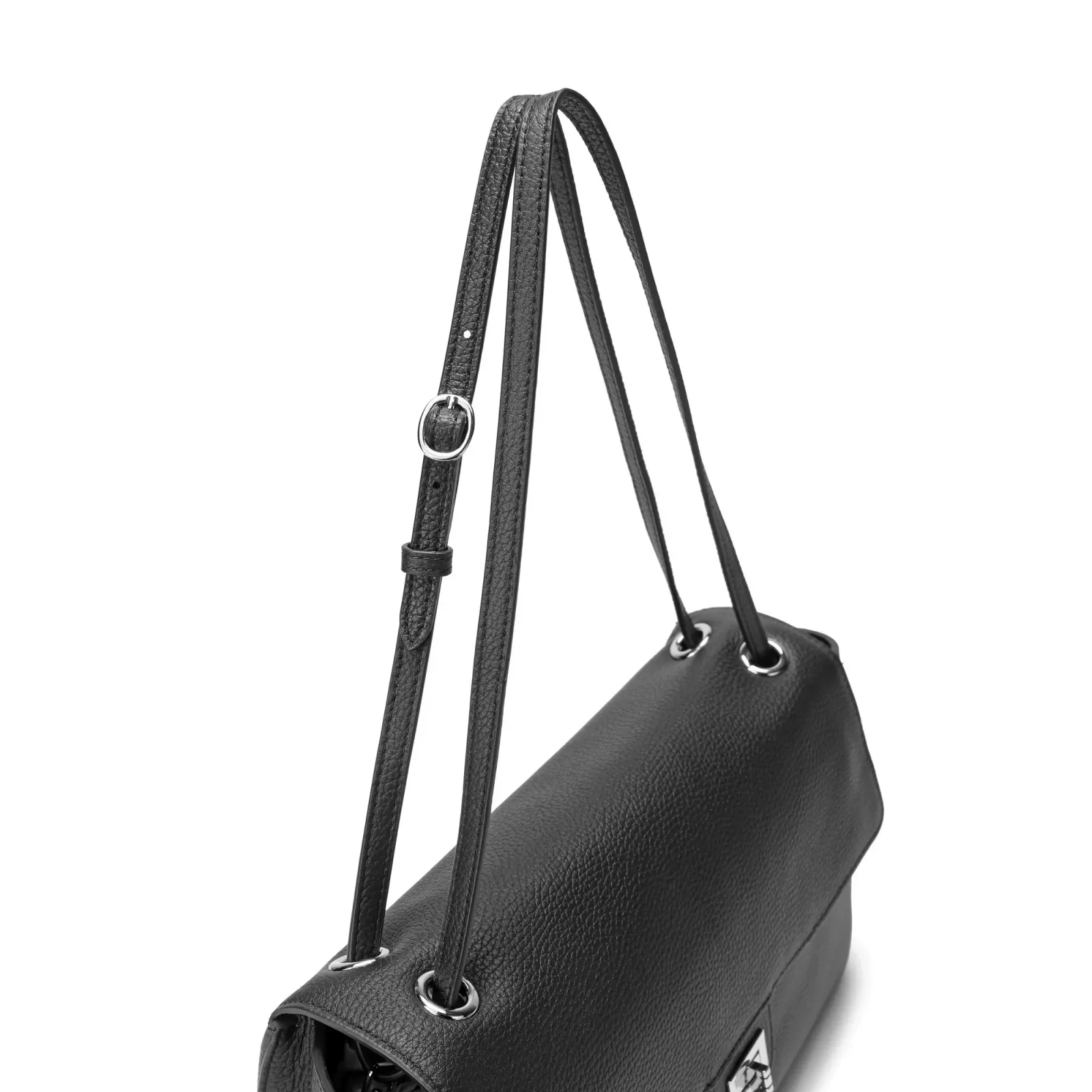 Sac en cuir, vue rapprochée