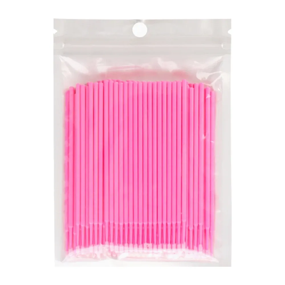 Brosses de nettoyage de cils, lot de 100, micro-cotons-tiges, brosses de maquillage à usage unique, microbrosses, outils de nettoyage beauté 20