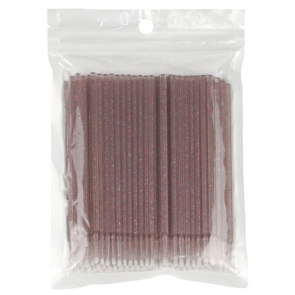 Brosses de nettoyage de cils, lot de 100, micro-cotons-tiges, brosses de maquillage à usage unique, microbrosses, outils de nettoyage beauté 14