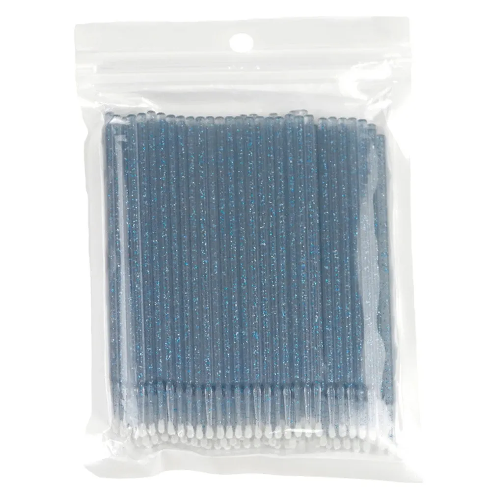 Brosses de nettoyage de cils, lot de 100, micro-cotons-tiges, brosses de maquillage à usage unique, microbrosses, outils de nettoyage beauté 8