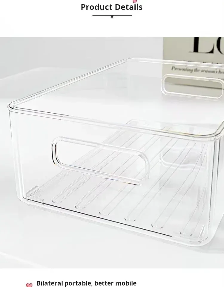 Boîte de rangement acrylique dans un intérieur moderne