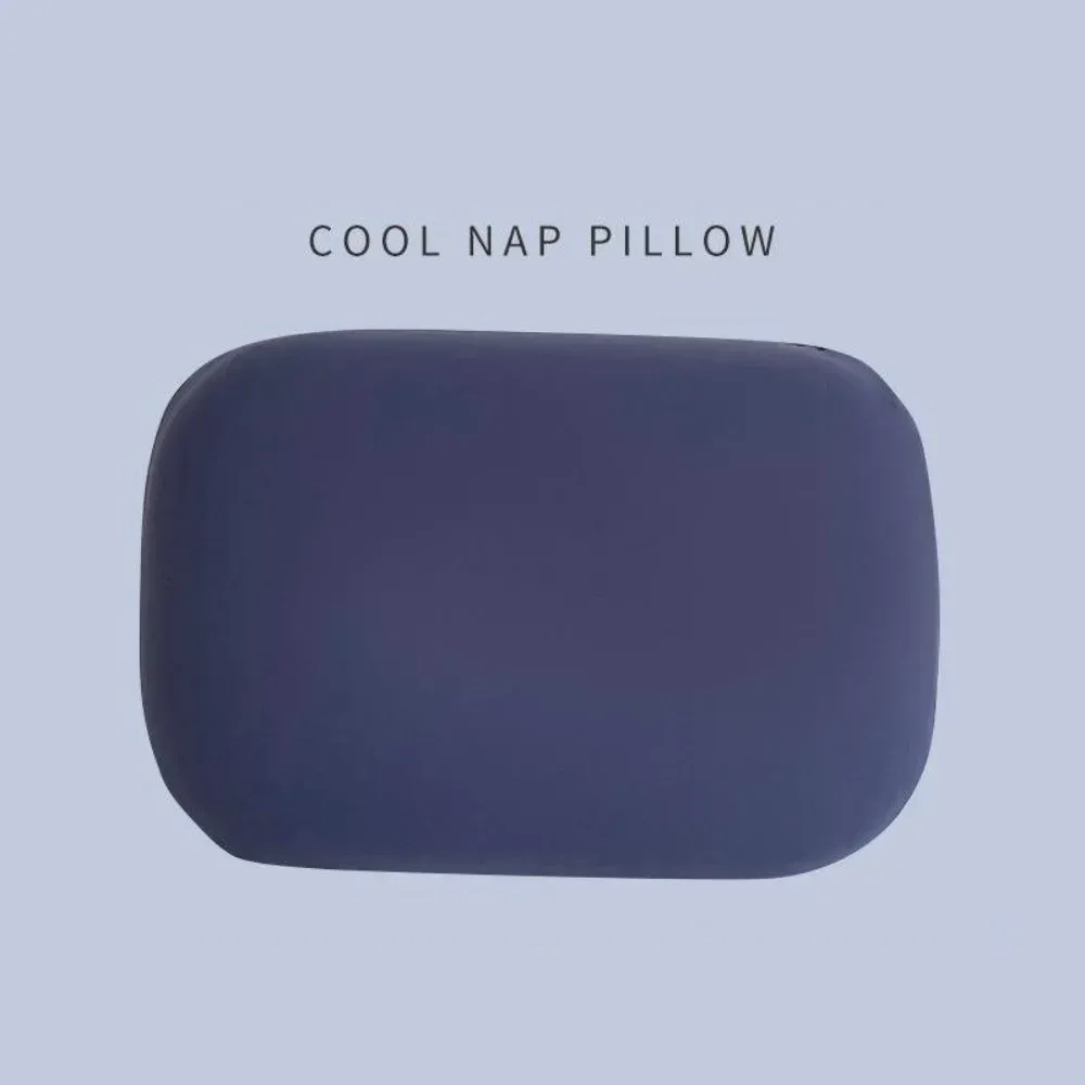 Oreiller de sieste portable en éponge coloris macaron, soutien cervical doux et multifonction pour le voyage et le bureau 8