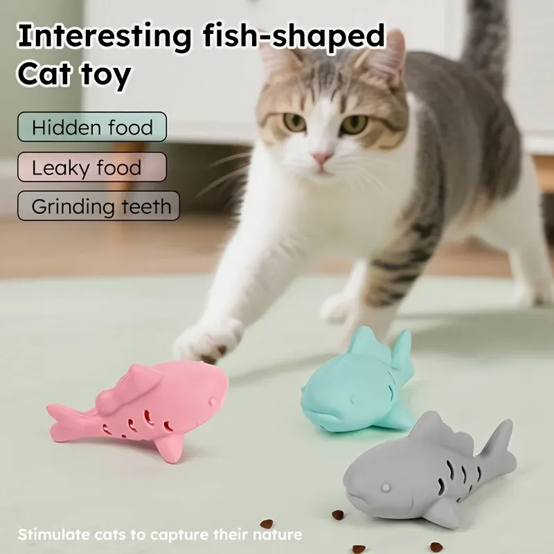 Jouet interactif pour chat et chien, durable et résistant aux morsures, distributeur de friandises et brosse à dents, divertissement pour petits animaux de compagnie 3