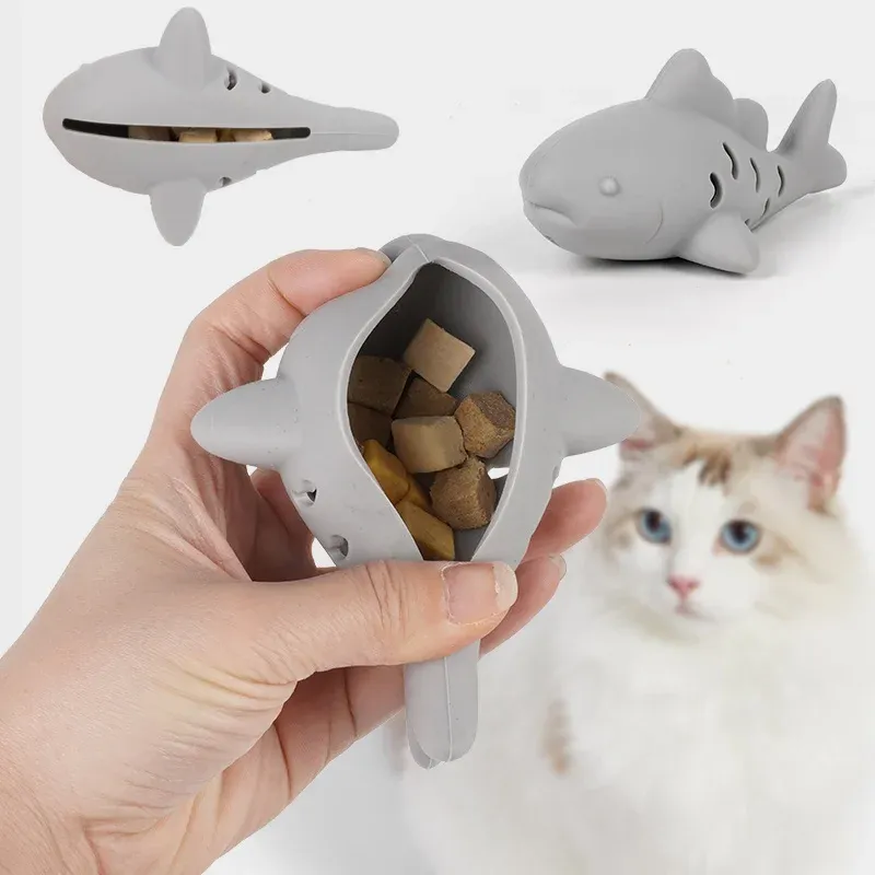 Jouet interactif pour chat et chien, durable et résistant aux morsures, distributeur de friandises et brosse à dents, divertissement pour petits animaux de compagnie