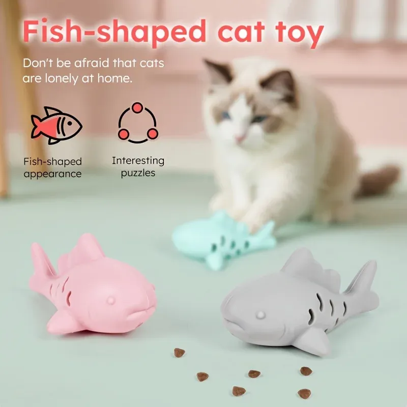 Jouet interactif pour chat et chien, durable et résistant aux morsures, distributeur de friandises et brosse à dents, divertissement pour petits animaux de compagnie 4