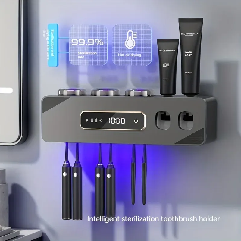 Porte-brosse à dents UV intelligent, vue d'ensemble