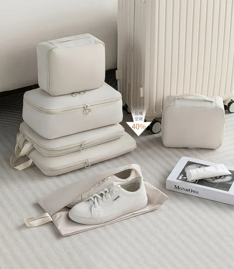 Cubes d'emballage étanches pour valise