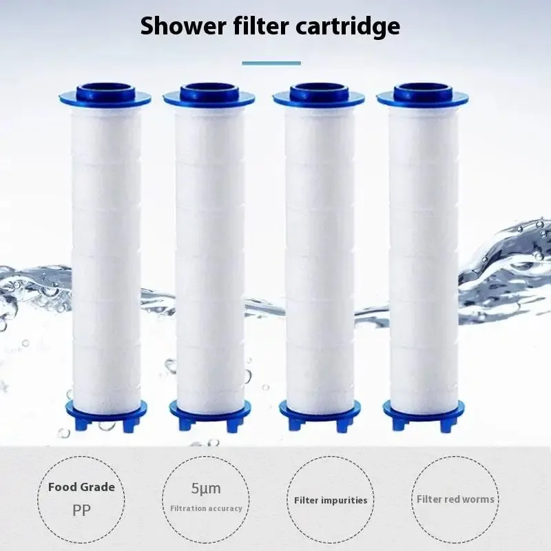 Ensemble universel de filtration pour pommeau de douche, 10 pièces, avec cartouches en coton PP 3