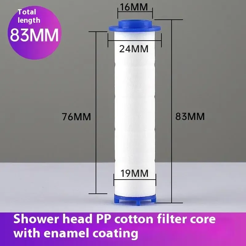 Ensemble universel de filtration pour pommeau de douche, 10 pièces, avec cartouches en coton PP 10