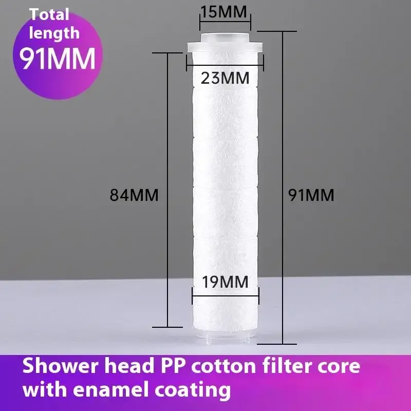 Ensemble universel de filtration pour pommeau de douche, 10 pièces, avec cartouches en coton PP 9