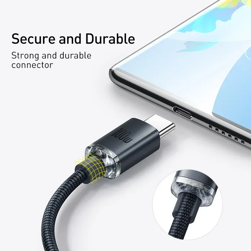 Câble USB Type-C Baseus 6 A, charge rapide 66 W 4