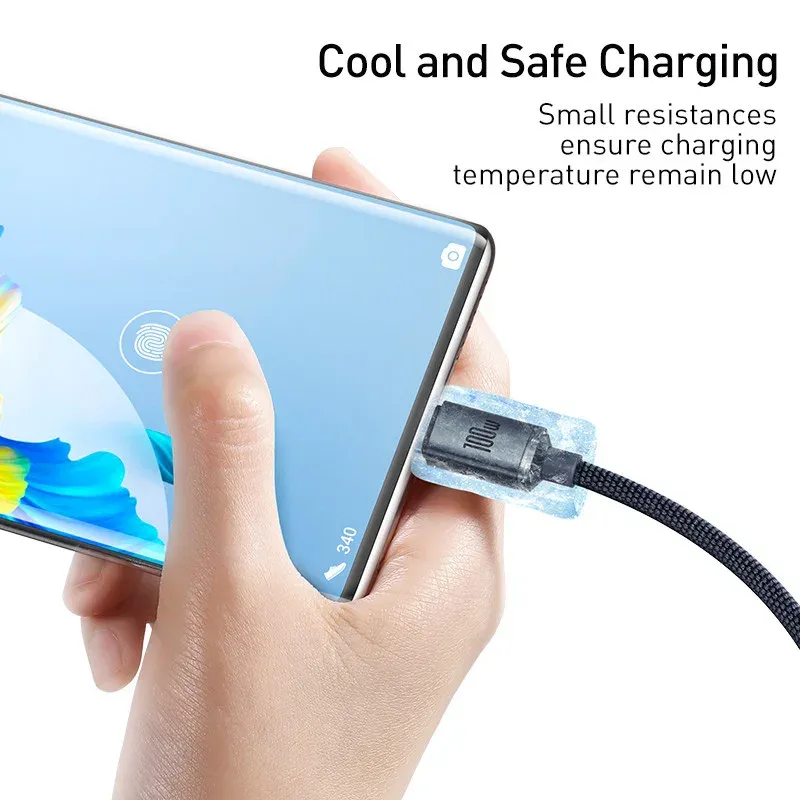 Câble USB Type-C Baseus 6 A, charge rapide 66 W 5