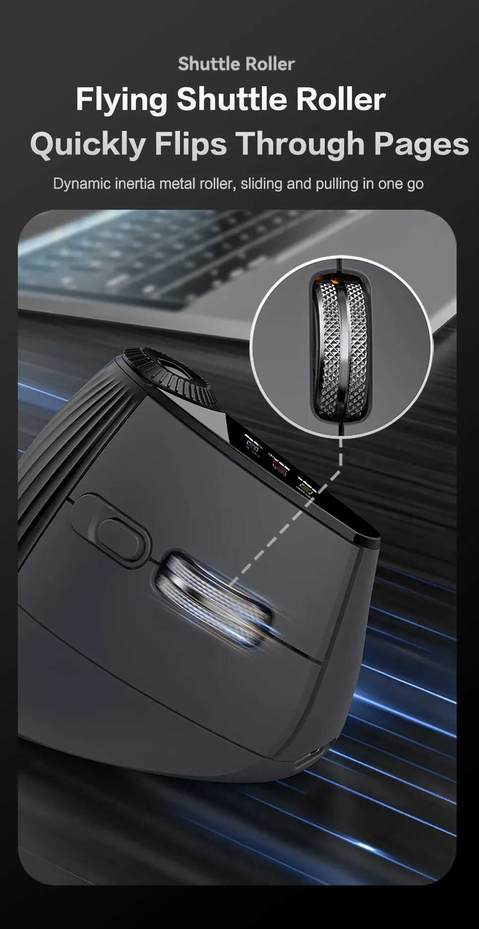Souris ergonomique en situation