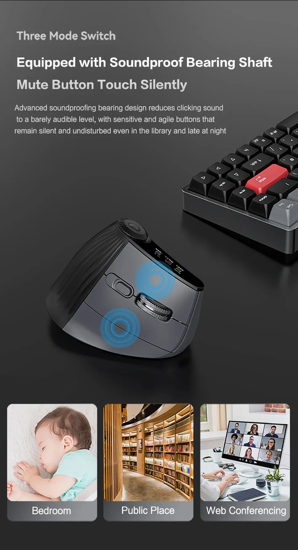 Souris sans fil détaillée