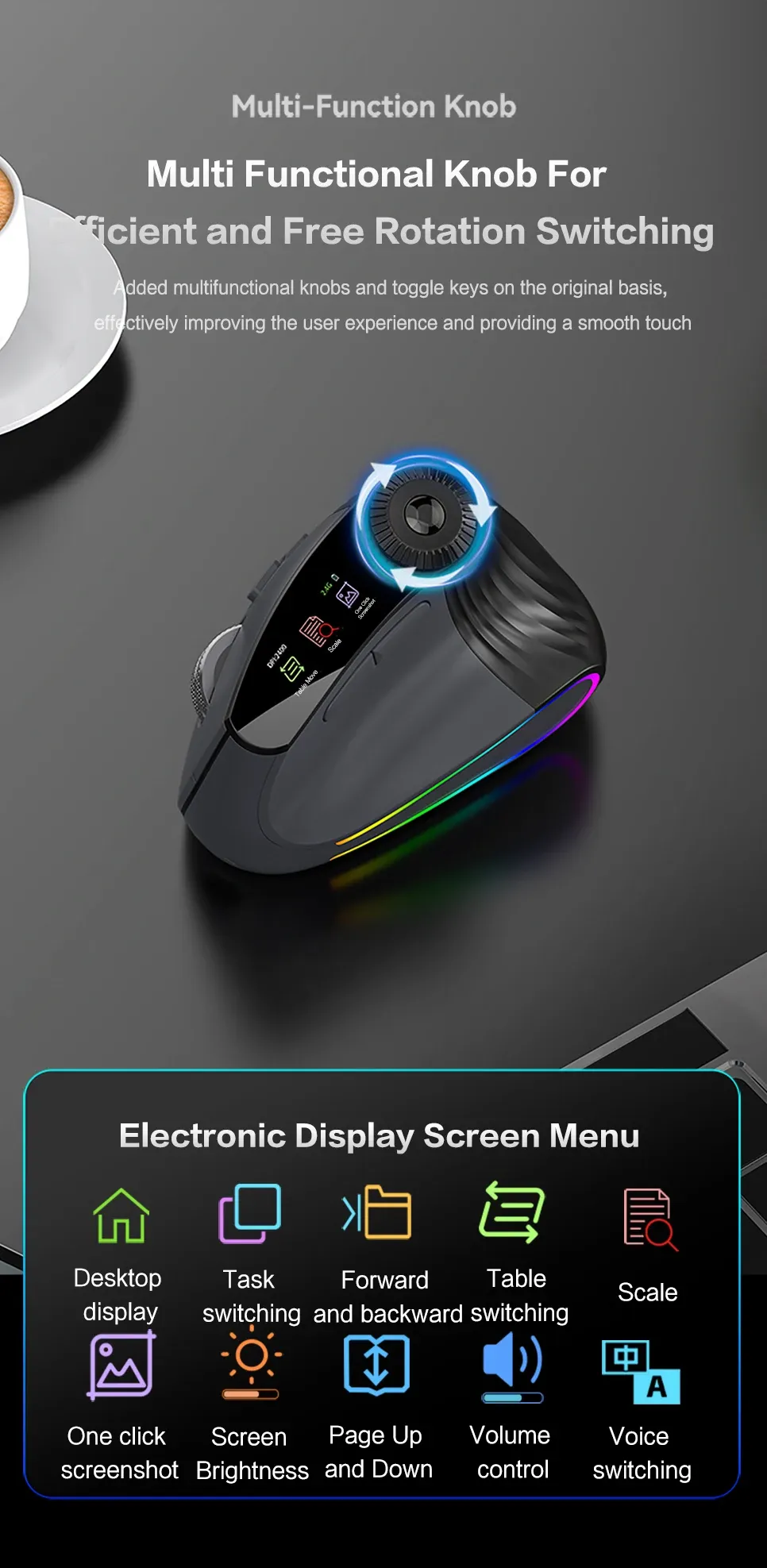 Souris sans fil design
