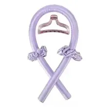 Bandeau bouclage sans chaleur en soie, rouleaux à cheveux en ruban, bandeau doux pour dormir, bigoudis paresseux, outils de coiffure 11