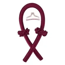 Bandeau bouclage sans chaleur en soie, rouleaux à cheveux en ruban, bandeau doux pour dormir, bigoudis paresseux, outils de coiffure 9