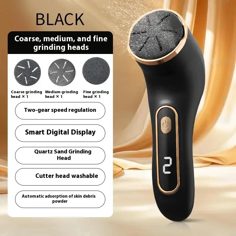 Ponceuse électrique pour pieds rechargeable par USB, outil d'élimination des callosités et des peaux mortes des talons 9