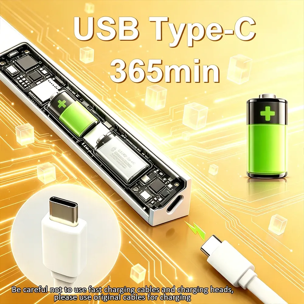 Bande lumineuse LED rechargeable USB avec capteur de mouvement magnétique, veilleuse sans fil pour cuisine et armoire 4