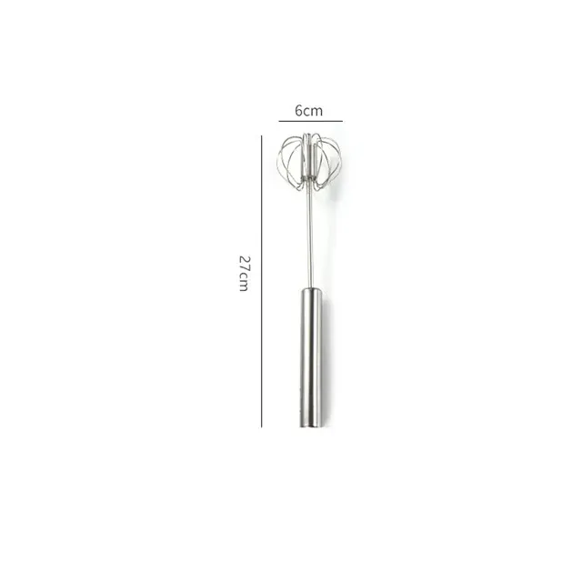 Batteur à œufs semi-automatique en acier inoxydable 304 12