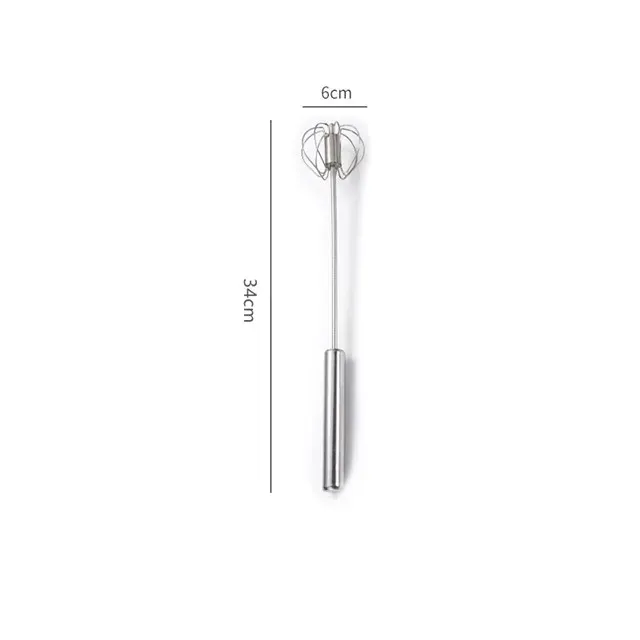 Batteur à œufs semi-automatique en acier inoxydable 304 10