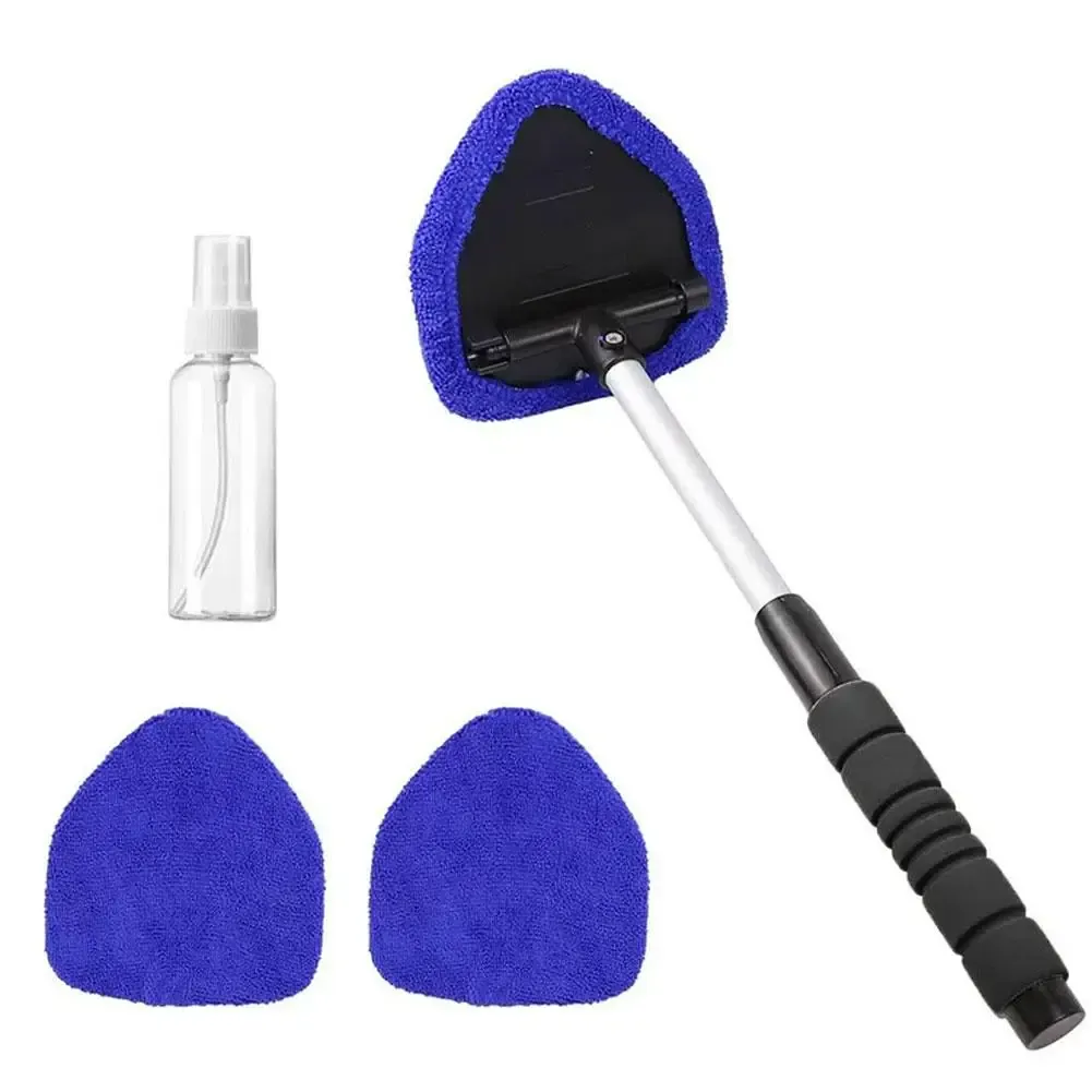 Ensemble de brosses télescopiques pour nettoyage de pare-brise de voiture en microfibre 10