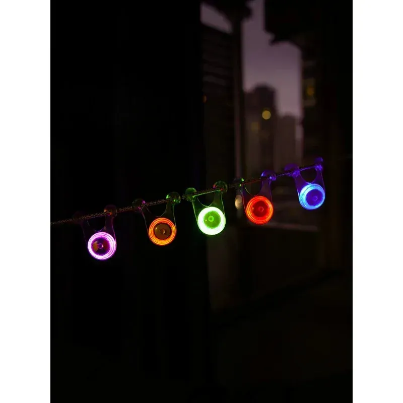 Guirlande lumineuse à 10 LED, éclairage féerique décoratif pour réunions de famille, camping, pêche et décoration de tente 6