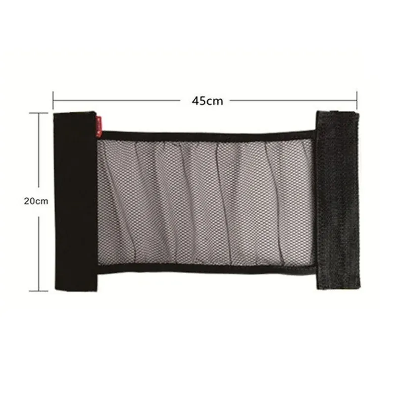 Filet de rangement pour coffre arrière de voiture en maille élastique à sangles fixes 8