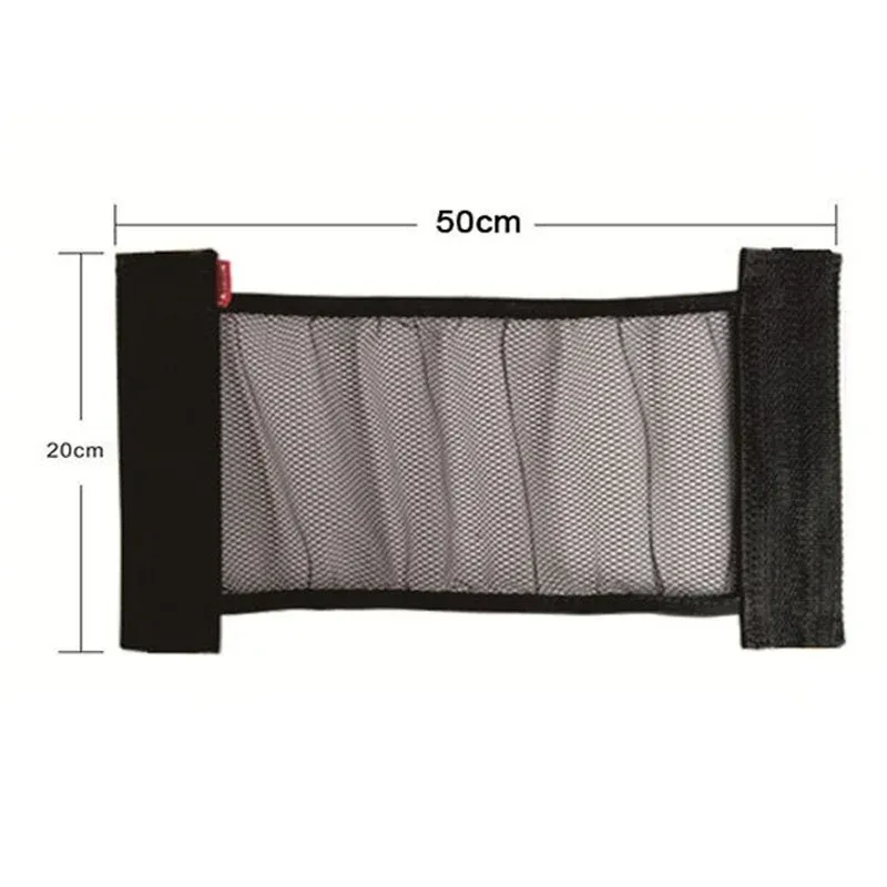 Filet de rangement pour coffre arrière de voiture en maille élastique à sangles fixes 7