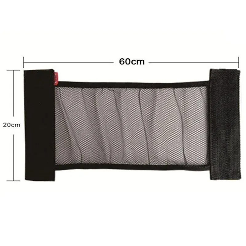 Filet de rangement pour coffre arrière de voiture en maille élastique à sangles fixes 13