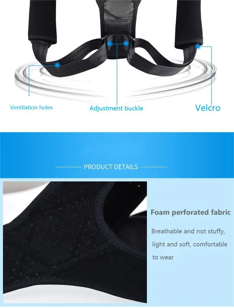 Ceinture de posture BeeChip sous plusieurs angles