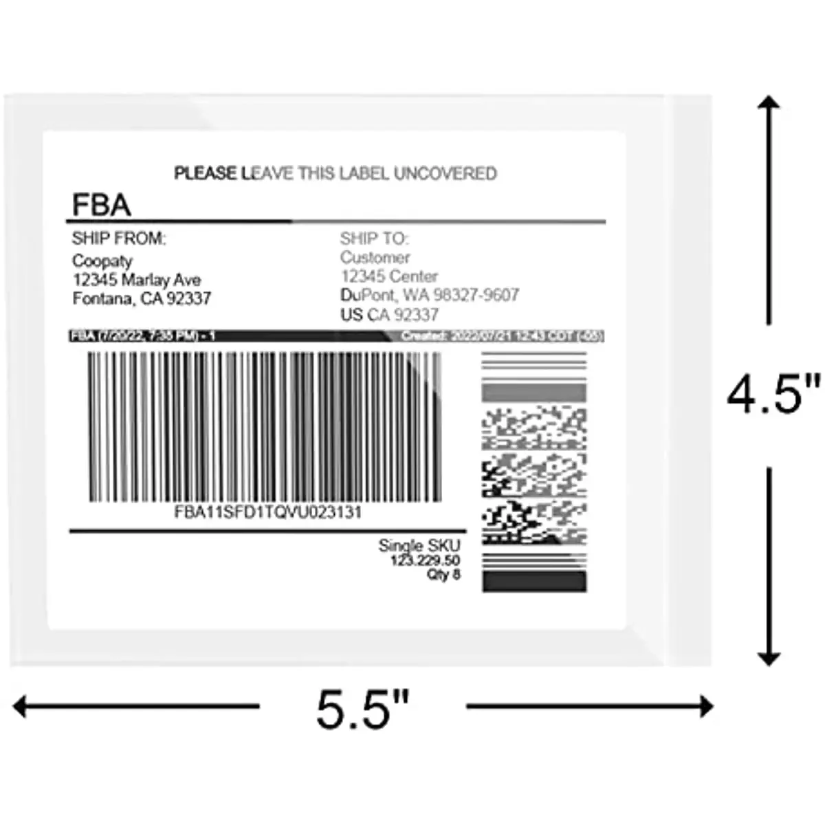 Lot de 30 pochettes adhésives transparentes antidérapantes pour bordereau d'emballage, à chargement par le haut, sachets OPP 2