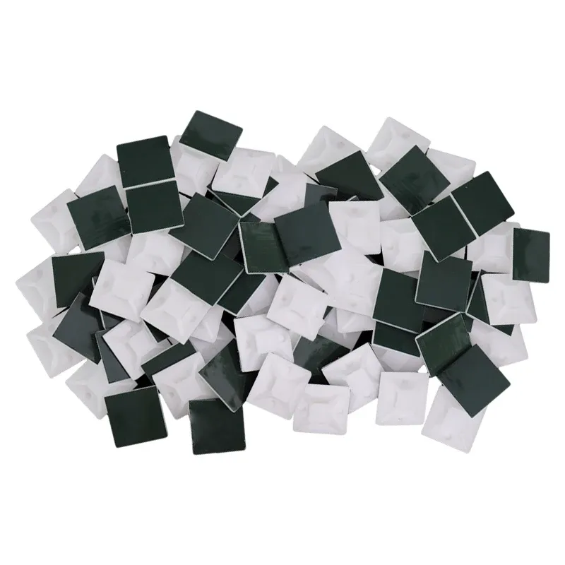 Clips de câbles auto-adhésifs, organiseur de fils, noir et blanc, lot de 50 ou 100 pièces 3