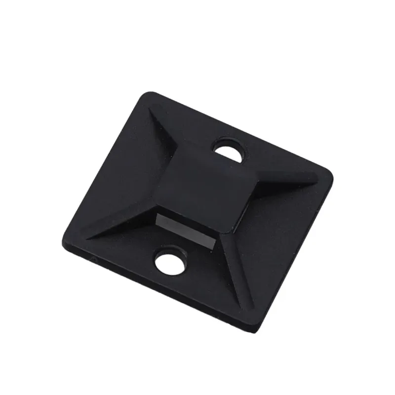 Clips de câbles auto-adhésifs, organiseur de fils, noir et blanc, lot de 50 ou 100 pièces 5