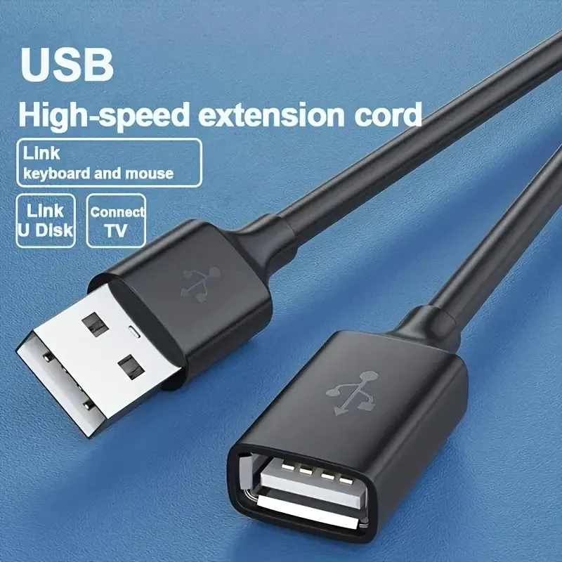 Câble d'extension USB mâle vers femelle, vue détaillée