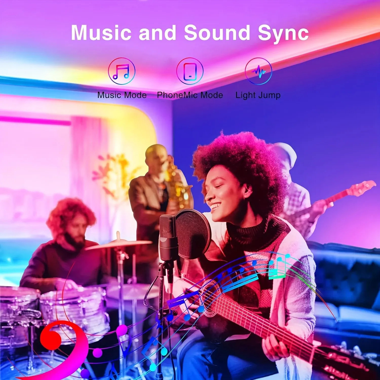 Réglages de couleurs et d'effets dans l'application