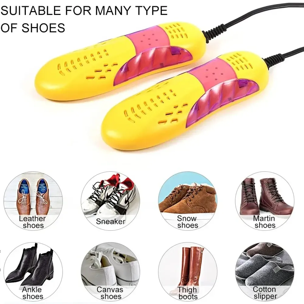 Sèche-chaussures portable avec désinfection UV et désodorisation 6