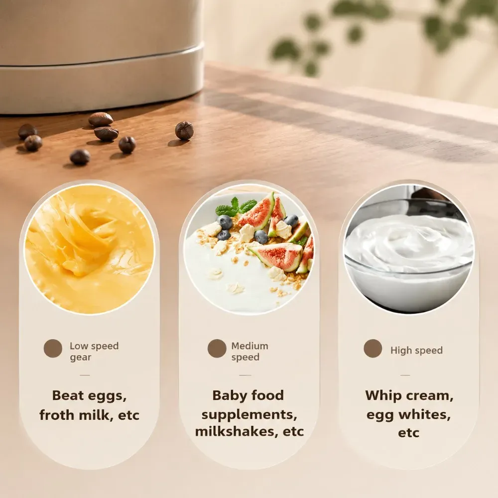 Mousseur à café, utilisation en cuisine