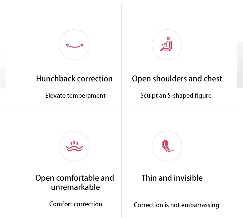 Détail du correcteur de posture