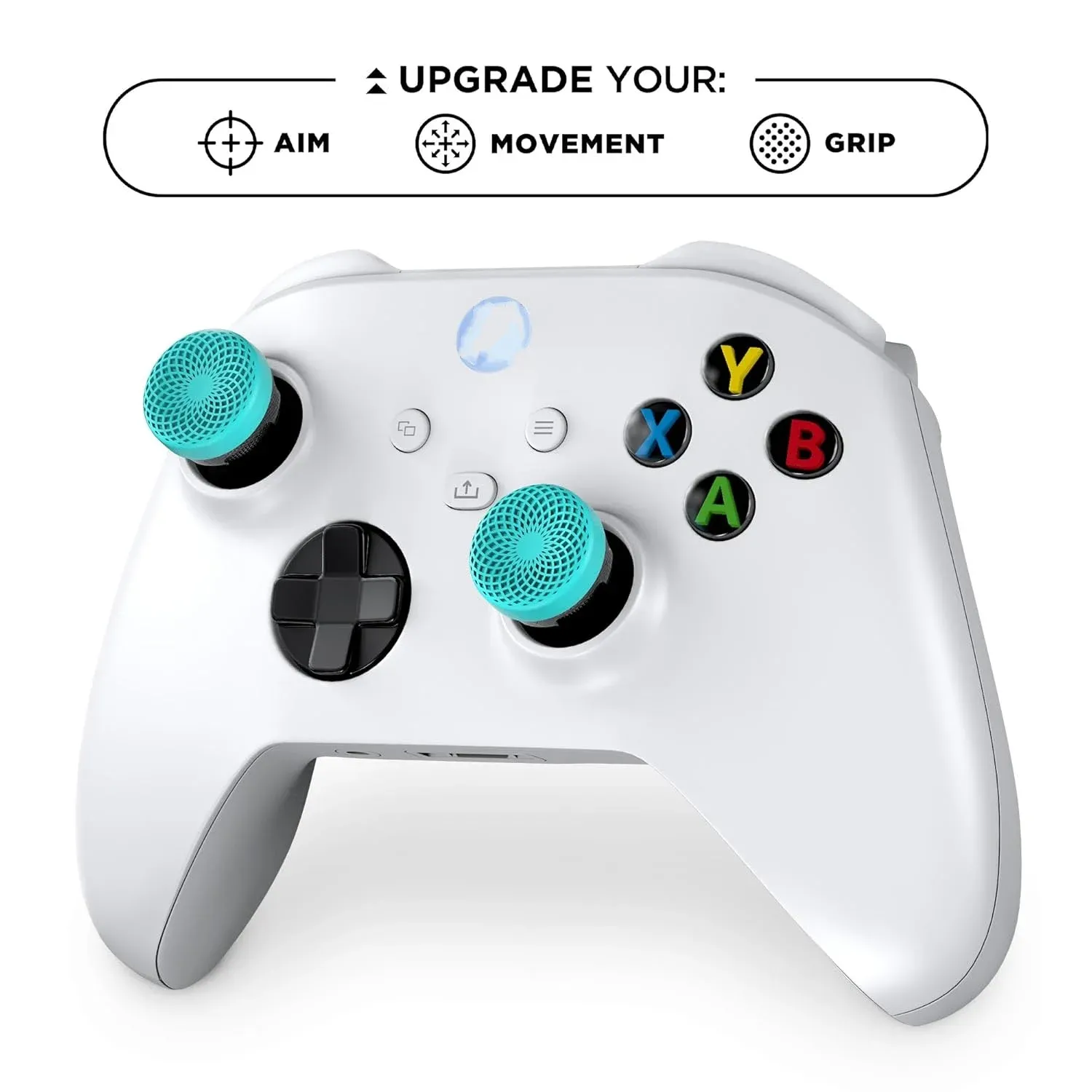 Capuchons d'extension de poignée pour manette Xbox Série, lot de 2, couvertures de stick haut et bas compatibles Xbox One et One S 15