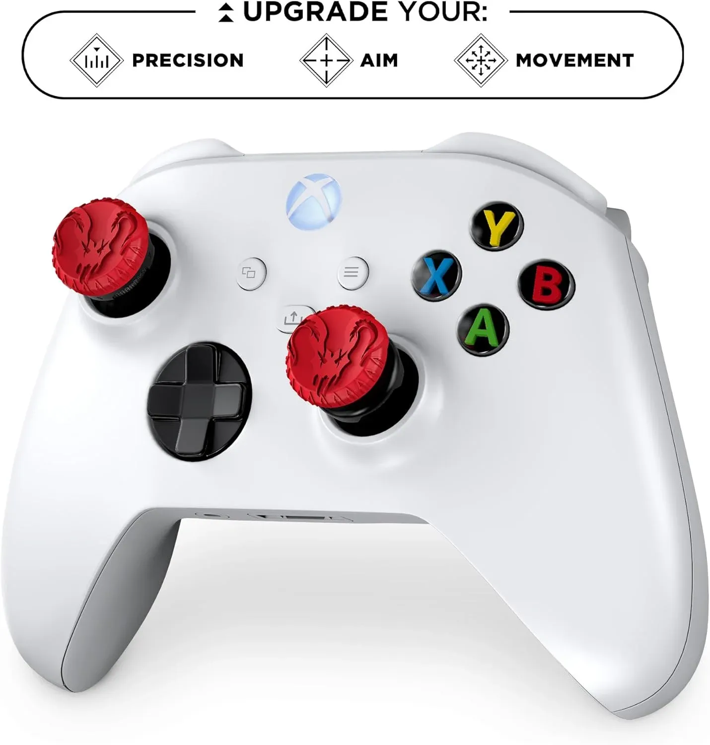 Capuchons d'extension de poignée pour manette Xbox Série, lot de 2, couvertures de stick haut et bas compatibles Xbox One et One S 11