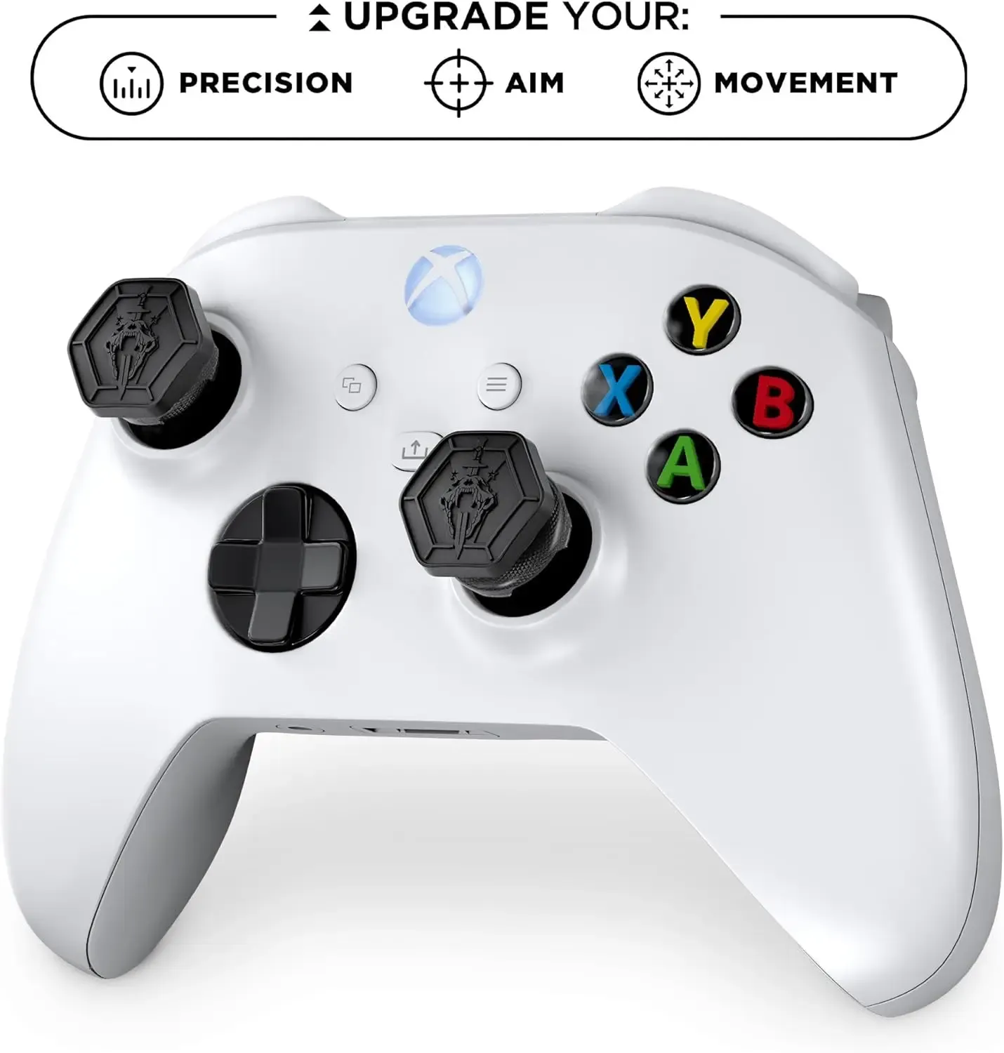 Capuchons d'extension de poignée pour manette Xbox Série, lot de 2, couvertures de stick haut et bas compatibles Xbox One et One S 9