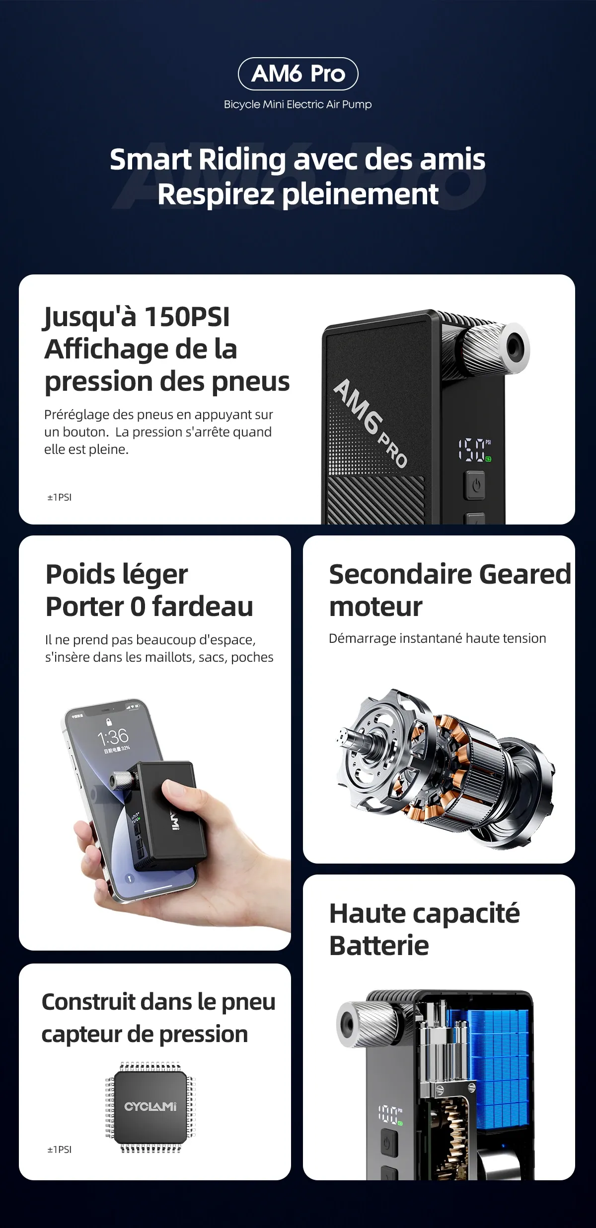 Cyclami AM6 Pro détails