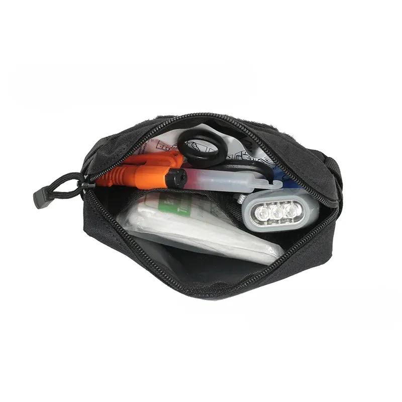 Sacoche universelle pour moto, sacoche de voyage tactique, sacoche à outils, pochette de rangement, trousse de premiers secours, sacoche de selle pour moto 6