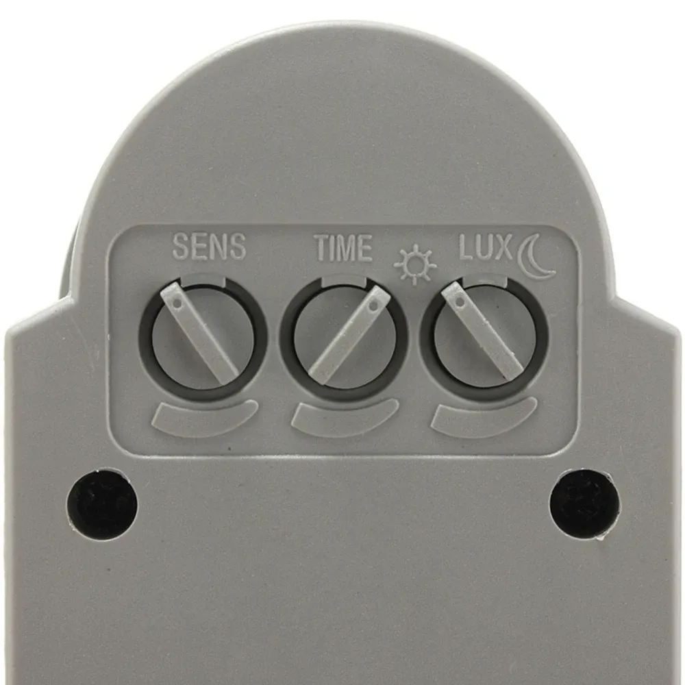Détecteur de mouvement LED PIR infrarouge 220V/110V/12V avec minuterie murale automatique 4